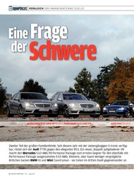 Auto Bild sportscars: Eine Frage der Schwere (Ausgabe: 1)