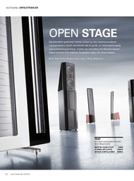 AUDIO/stereoplay: Open stage (Ausgabe: 2)