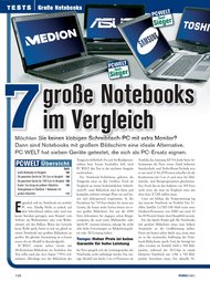 PC-WELT: 7 große Notebooks im Vergleich (Ausgabe: 2)