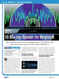 PC-WELT: 10 Blu-ray-Spieler im Vergleich (Ausgabe: 1/2011 Plus)