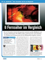 PC-WELT: 6 Fernseher im Vergleich (Ausgabe: 1/2011 Plus)