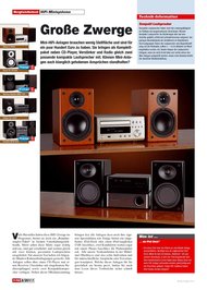 HiFi Test: Große Zwerge (Ausgabe: 2)