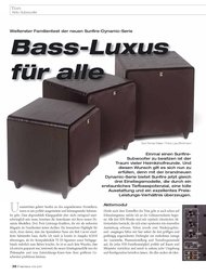 Heimkino: Bass-Luxus für alle (Ausgabe: 4-5/2011)