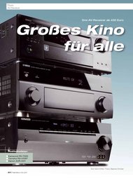 Heimkino: Großes Kino für alle (Ausgabe: 4-5/2011)