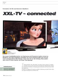 Heimkino: XXL-TV - connected und smart (Ausgabe: 5-6/2011)