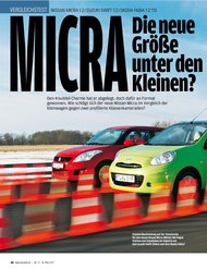 Auto Bild: MICRA - Die neue Größe unter den Kleinen? (Ausgabe: 11)