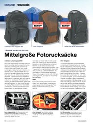 ColorFoto: Mittelgroße Fotorucksäcke (Ausgabe: 4)