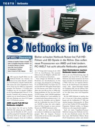 PC-WELT: 8 Netbooks im Vergleich (Ausgabe: 5)