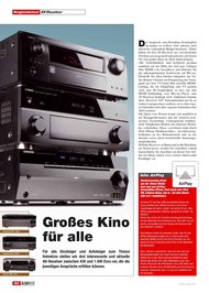 HiFi Test: Großes Kino für alle (Ausgabe: 3)