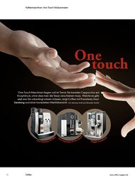 Coffee: One touch (Ausgabe: 1)