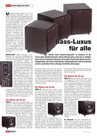 HiFi Test: Bass-Luxus für alle (Ausgabe: 4)