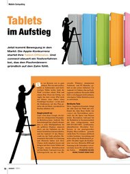 connect: Tablets im Aufstieg (Ausgabe: 7)