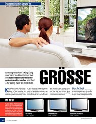 Audio Video Foto Bild: Größe zählt (Ausgabe: 8)