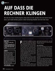 VIDEOAKTIV: Auf dass die Rechner klingen (Ausgabe: 5)