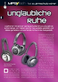 MP3 flash: Unglaubliche Ruhe (Ausgabe: 3)