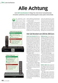 SAT+KABEL: Alle Achtung (Ausgabe: 5-6/2011)