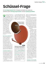 SAT+KABEL: Schüssel-Frage (Ausgabe: 7-8/2011)