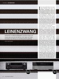 AUDIO/stereoplay: Leinenzwang (Ausgabe: 8)