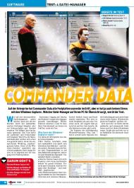 Computer Bild: Commander Data (Ausgabe: 9)