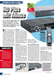 Audio Video Foto Bild: HD Plus mit Minus (Ausgabe: 2)