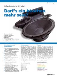 Klang + Ton: Darf's ein bisschen mehr sein? (Ausgabe: 5)