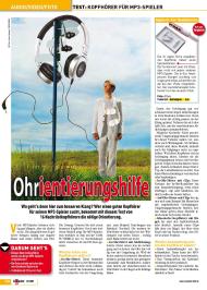 Computer Bild: „Ohrientierungshilfe“ - In-Ohr-Kopfhörer (Ausgabe: 22)