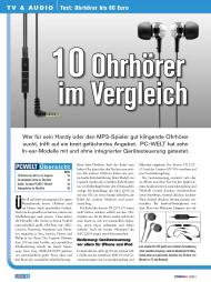 PC-WELT: 10 Ohrhörer im Vergleich (Ausgabe: 9/2011 Plus)