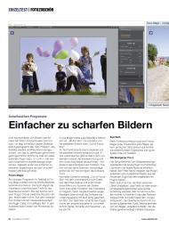 ColorFoto: Einfacher zu scharfen Bildern (Ausgabe: 10)