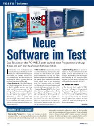 PC-WELT: Neue Software im Test (Ausgabe: 2)