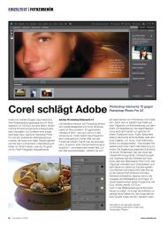 ColorFoto: Corel schlägt Adobe (Ausgabe: 1)