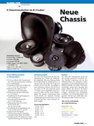 Klang + Ton: Neue Chassis (Ausgabe: 1)