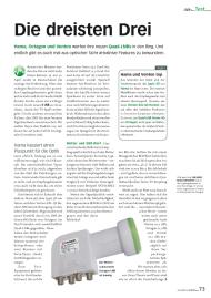 SAT+KABEL: Die dreisten Drei (Ausgabe: 3-4/2012)