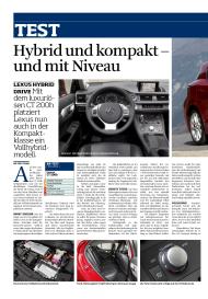 Automobil Revue: Hybrid und kompakt - und mit Niveau (Ausgabe: 20)