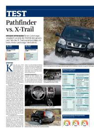 Automobil Revue: Pathfinder vs. X-Trail (Ausgabe: 13)
