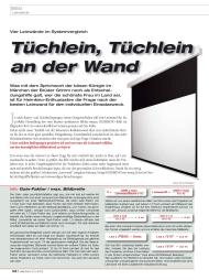 Heimkino: Tüchlein, Tüchlein an der Wand (Ausgabe: 3-4/2012 (März/April))