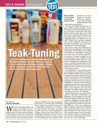 segeln: Teak-Tunning (Ausgabe: 2)