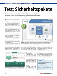 com! professional: Test: Sicherheitspakete (Ausgabe: 1)