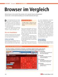 com! professional: Browser im Vergleich (Ausgabe: 5)