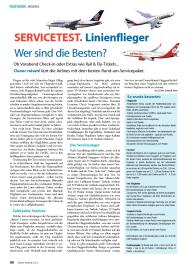 Clever reisen!: SERVICETEST. Linienflieger - Wer sind die Besten? (Ausgabe: 2/2012 (Mai-Juli))