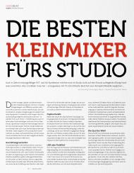 Beat: Die besten Kleinmixer fürs Studio (Ausgabe: 6)