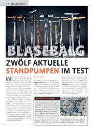 Fahrrad News: Blasebalg - Zwölf aktuelle Standpumpen im Test (Ausgabe: 2)