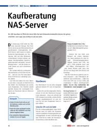 com! professional: Kaufberatung NAS-Server (Ausgabe: 7)