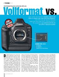 fotoMAGAZIN: Vollformat vs. APS-C (Ausgabe: Nr. 8 (August 2012))