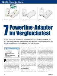 PC-WELT: 7 Powerline-Adapter im Vergleichstest (Ausgabe: 8)