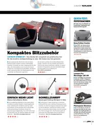 DigitalPHOTO: Quick-Test: Fototaschen (Ausgabe: 9)