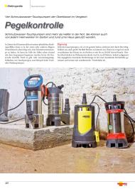 Heimwerker Praxis: Pegelkontrolle (Ausgabe: 5/2012 (September/Oktober))