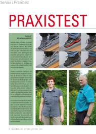 Wandermagazin: Praxistest: Hemden / Blusen und Halbschuhe (Ausgabe: Nr. 166 (September/Oktober 2012))