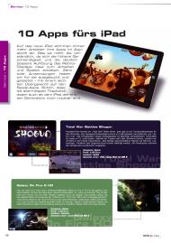 Tablet und Smartphone: 10 Apps fürs iPad (Ausgabe: 3/2012 (September-November))
