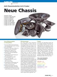 Klang + Ton: Neue Chassis (Ausgabe: 5/2012 (August/September))