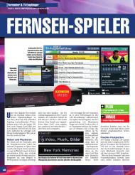Audio Video Foto Bild: Fernseh-Spieler (Ausgabe: 10)